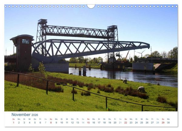 Produktbild: Berne 2026. Impressionen zwischen Weser und Hunte (Wandkalender 2026 DIN A3 quer), CALVENDO Monatskalender