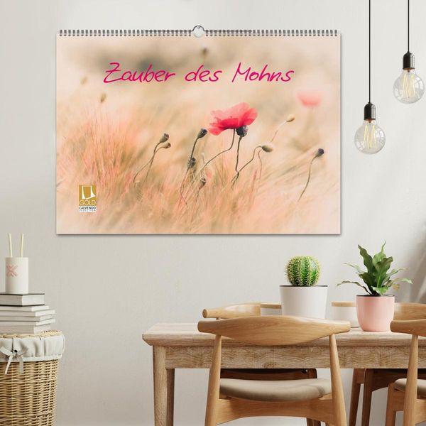 Produktbild: Zauber des Mohns (Wandkalender 2026 DIN A2 quer), CALVENDO Monatskalender