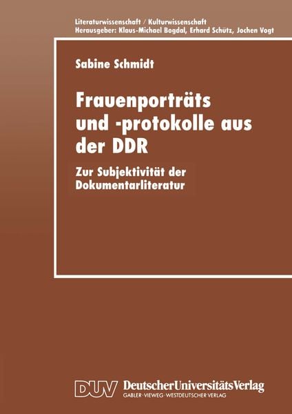 Produktbild: Frauenportr&auml;ts und -protokolle aus der DDR