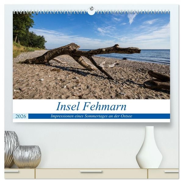 Produktbild: Insel Fehmarn - Impressionen eines Sommertages an der Ostsee (hochwertiger Premium Wandkalender 2026 DIN A2 quer), Kunstdruck in Hochglanz