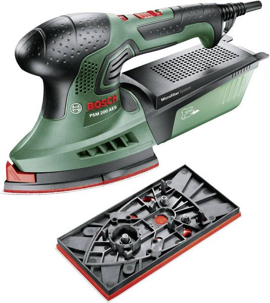 Bosch Home and Garden PSM 200 AES 06033B6000 Multischleifer inkl. Koffer 200W 92 x 182mm