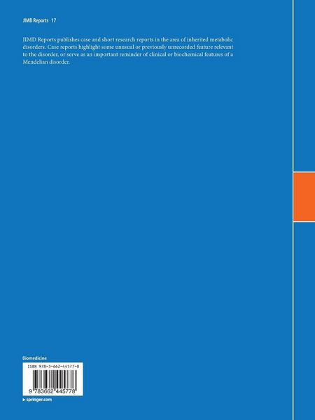 Produktbild: JIMD Reports, Volume 17