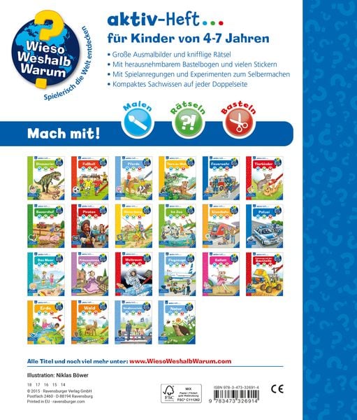 Produktbild: Wieso? Weshalb? Warum? aktiv-Heft - Feuerwehr