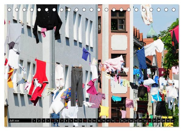 Produktbild: Augsburg &ndash; ein bisschen anders (Tischkalender 2026 DIN A5 quer), CALVENDO Monatskalender