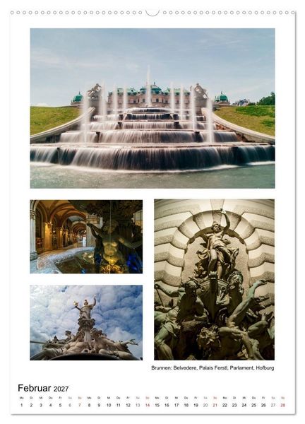 Produktbild: Verborgen in Wien (hochwertiger Premium Wandkalender 2027 DIN A2 hoch), Kunstdruck in Hochglanz