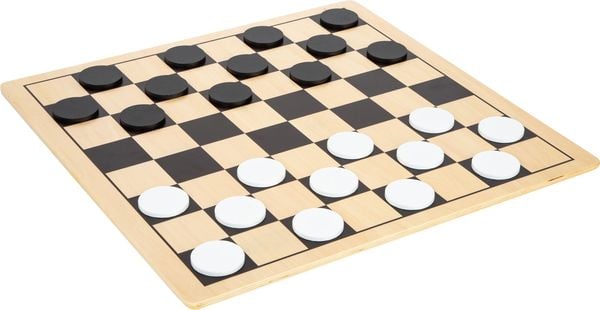 Produktbild: Small foot 11784 - Schach und Dame XL, Brettspiel, Holz