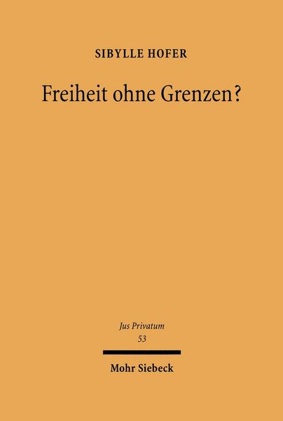 Produktbild: Freiheit ohne Grenzen?