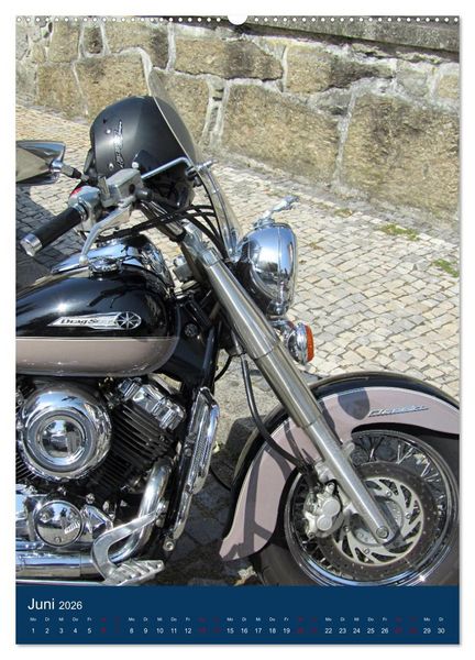 Produktbild: Mein Motorradkalender (Wandkalender 2026 DIN A2 hoch), CALVENDO Monatskalender