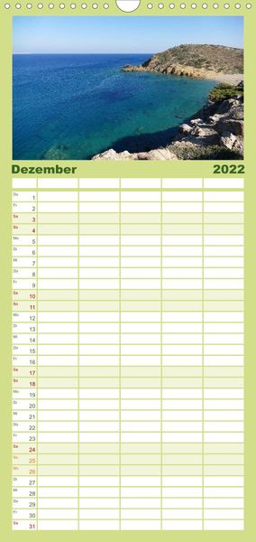Produktbild: Kreta - Paradies an der Wiege Europas - Familienplaner hoch (Wandkalender 2022 , 21 cm x 45 cm, hoch)