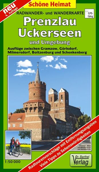 Radwander- und Wanderkarte Prenzlau, Uckerseen und Umgebung, Sonstige von Verlag Barthel, Barthel, A, 978-3-89591-214-6