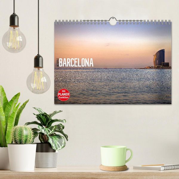 Produktbild: Metropole Barcelona (Wandkalender 2026 DIN A4 quer), CALVENDO Monatskalender