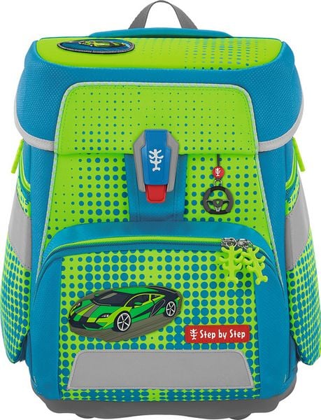Produktbild: STEP BY STEP&reg; Schulrucksack-Set Space Neon 5teilig Special Edition, Race Car Chuck
