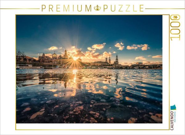 CALVENDO Puzzle Ein Motiv aus dem Kalender Barockperle Dresden | 1000 Teile Lege-Größe 64x48cm Foto-Puzzle für glückliche Stunden
