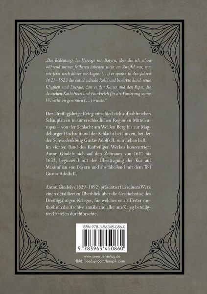 Produktbild: Der Dreißigjährige Krieg. Politische Ereignisse von 1622-1632. Band 4