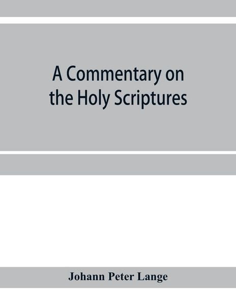 Produktbild: A commentary on the Holy Scriptures