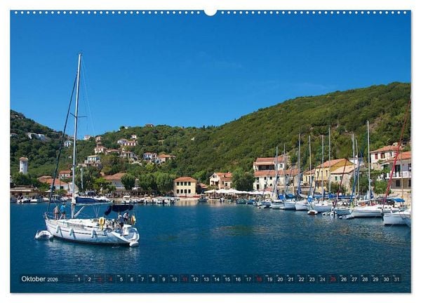 Produktbild: Griechenland &ndash;&nbsp;Magie der Farben (Wandkalender 2026 DIN A2 quer), CALVENDO Monatskalender