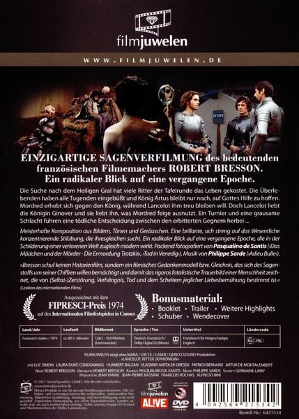 Produktbild: Lancelot - Ritter der K&ouml;nigin (Filmjuwelen)