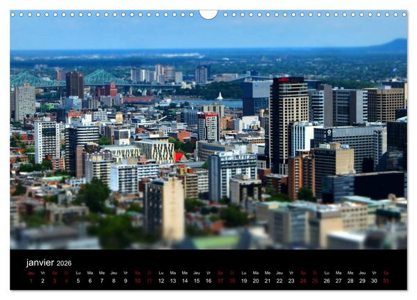 Produktbild: Couleurs pop sur Montr&eacute;al (Calendrier mural 2026 DIN A3 vertical), CALVENDO calendrier mensuel