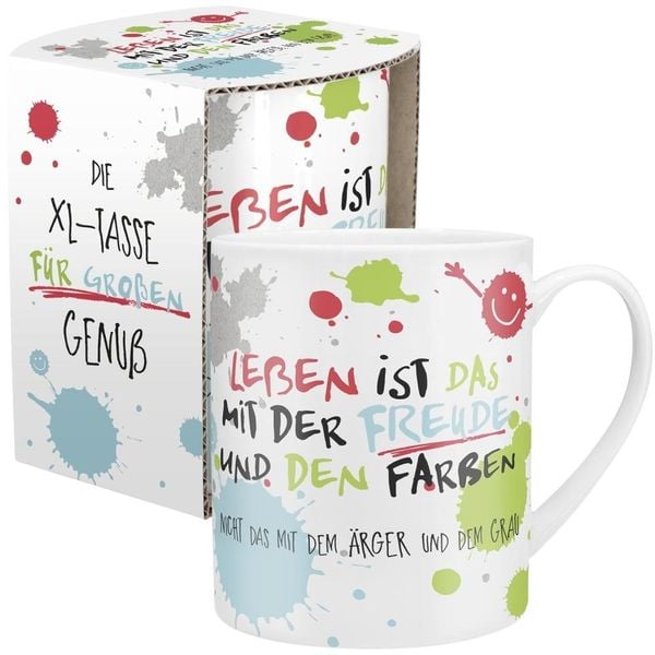 Tasse 'Leben ist...' XL