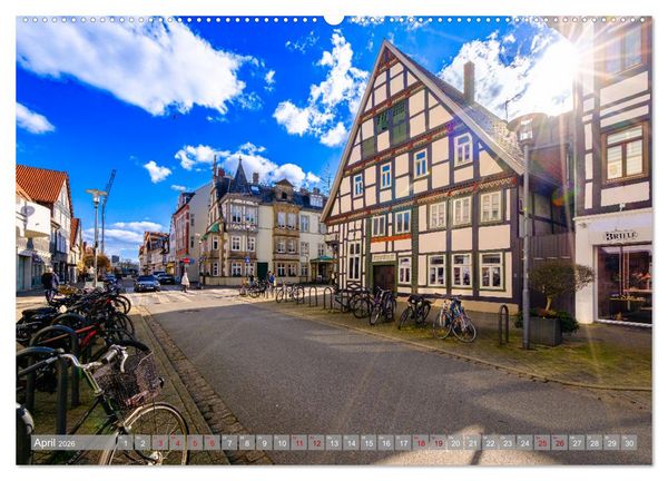 Produktbild: Ein Blick auf Detmold (hochwertiger Premium Wandkalender 2026 DIN A2 quer), Kunstdruck in Hochglanz