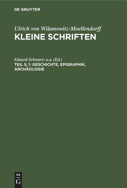 Produktbild: Geschichte, Epigraphik, Arch&auml;ologie