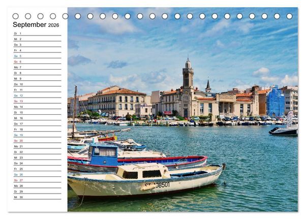 Produktbild: S&egrave;te - Das Venedig des Languedoc (Tischkalender 2026 DIN A5 quer), CALVENDO Monatskalender