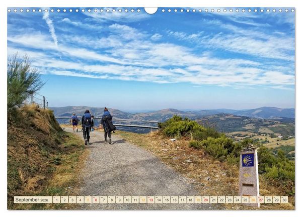 Produktbild: Buen Camino - pilgern auf dem Jakobsweg - Camino Franc&eacute;s (Wandkalender 2026 DIN A3 quer), CALVENDO Monatskalender