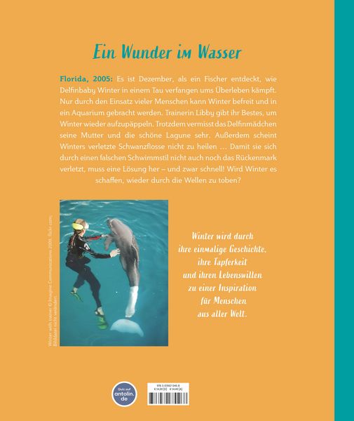 Produktbild: Tierische Helden: Wie Delfin Winter wieder schwimmen lernte