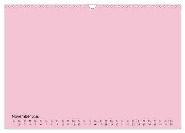 Produktbild: DIY Bastel-Kalender -Warme Pastell Farben- Zum Selbstgestalten (Wandkalender 2026 DIN A3 quer), CALVENDO Monatskalender