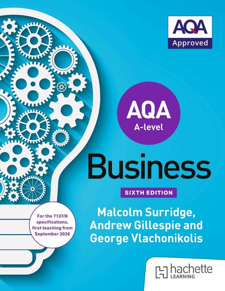 Produktbild: AQA A-level Business (Surridge, Gillespie and Vlachonikolis) Sixth Edition