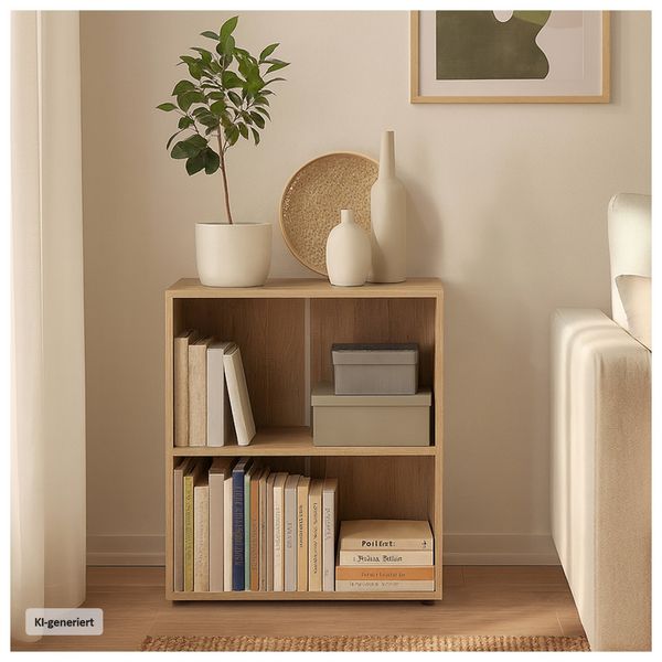Produktbild: HTI-Line Regal Nina mit 2 Regalf&auml;chern Standregal Rack Regal Nina mit 2 Regalf&auml;chern Standregal Rack