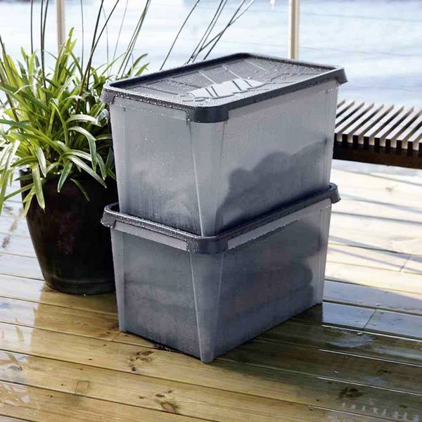 Produktbild: Orthex 3462050 Aufbewahrungsbox (L x B x H) 60 x 40 x 35cm Grau 1St.