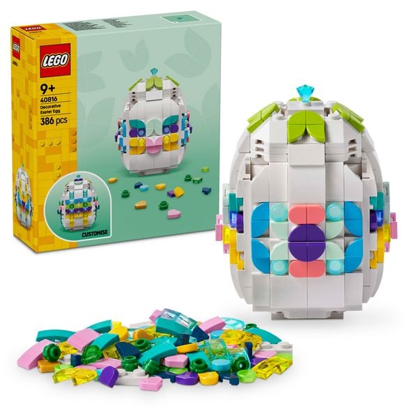 Produktbild: LEGO 40816 Verziertes Osterei, Spielzeug ab 9 Jahren, Ostergeschenk