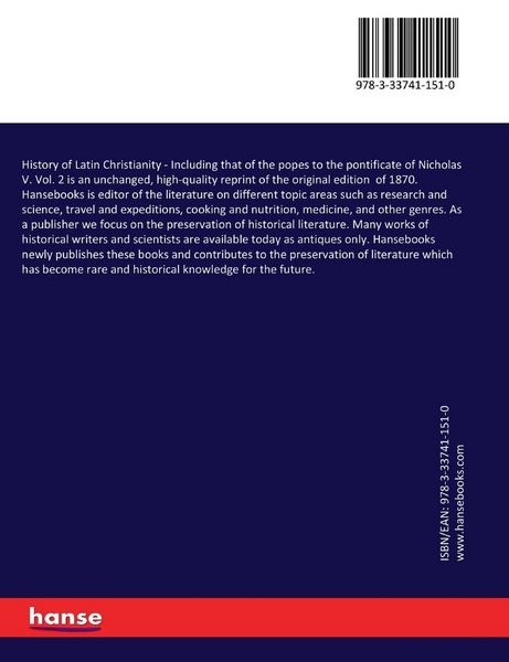 Produktbild: History of Latin Christianity
