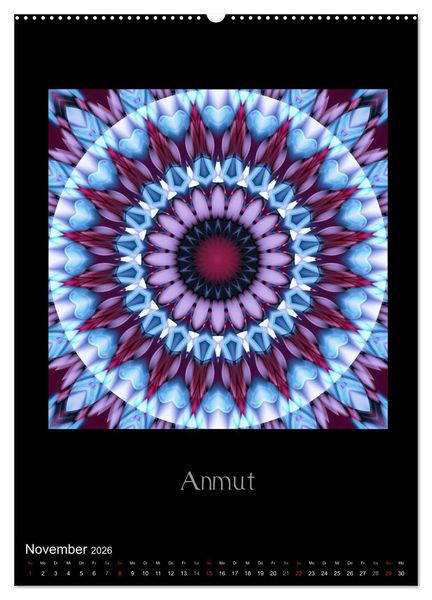 Produktbild: Mandalas - Spiegel der Seele (Wandkalender 2026 DIN A2 hoch), CALVENDO Monatskalender
