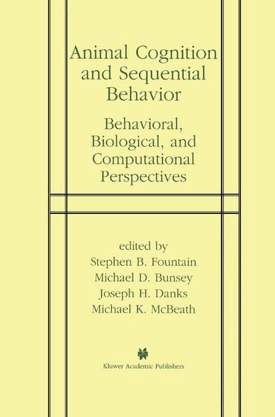 Produktbild: Animal Cognition and Sequential Behavior