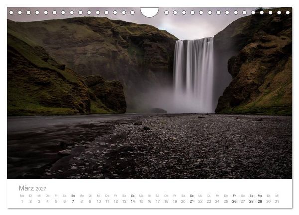 Produktbild: Island - Iceland Impressionen (Wandkalender 2027 DIN A4 quer), CALVENDO Monatskalender
