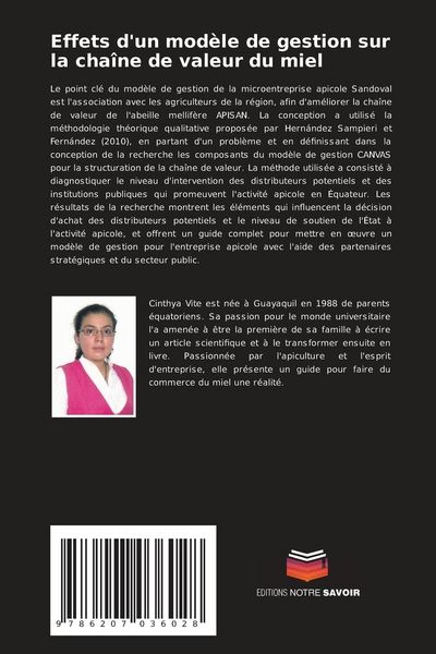 Produktbild: Effets d'un mod&egrave;le de gestion sur la cha&icirc;ne de valeur du miel