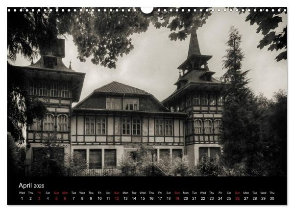 Produktbild: Abandoned Places Haunted Houses (Wall Calendar 2026 DIN A3 landscape), CALVENDO 12 Month Wall Calendar