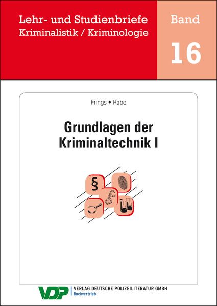 Produktbild: Grundlagen der Kriminaltechnik I