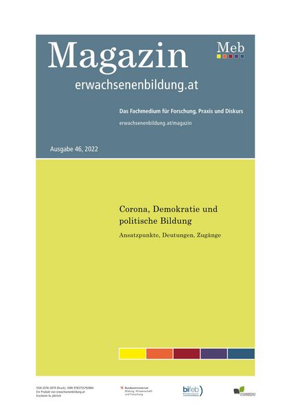 Produktbild: Corona, Demokratie und politische Bildung