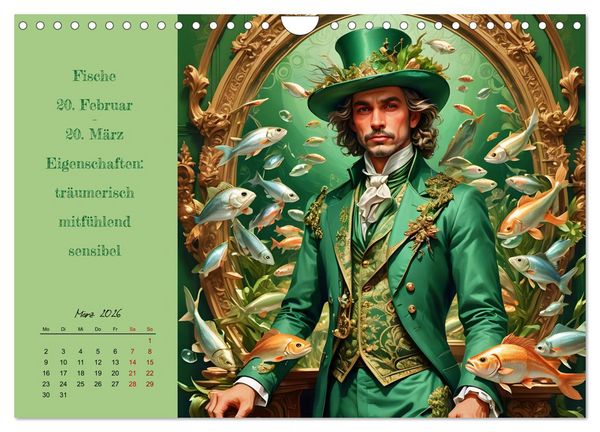 Produktbild: Stellarische M&auml;nnlichkeit (Wandkalender 2026 DIN A4 quer), CALVENDO Monatskalender