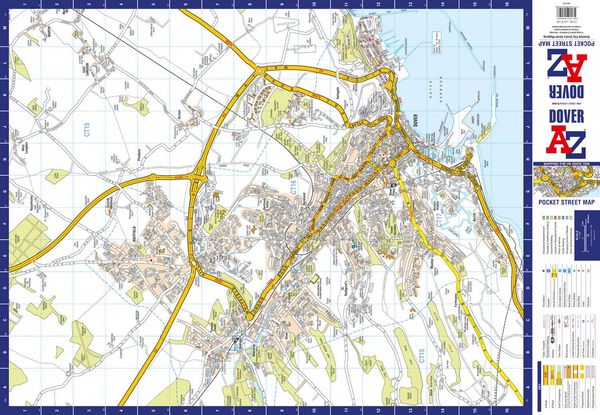 Produktbild: Dover A-Z Pocket Street Map
