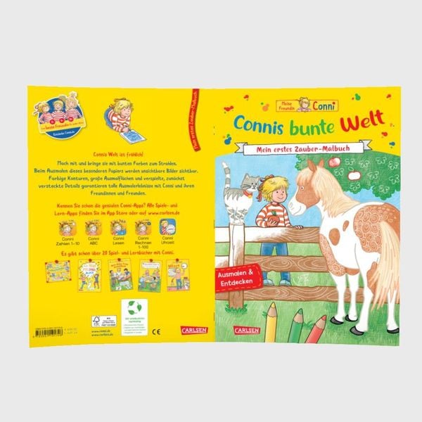Produktbild: Conni Gelbe Reihe (Besch&auml;ftigungsbuch): Connis bunte Welt