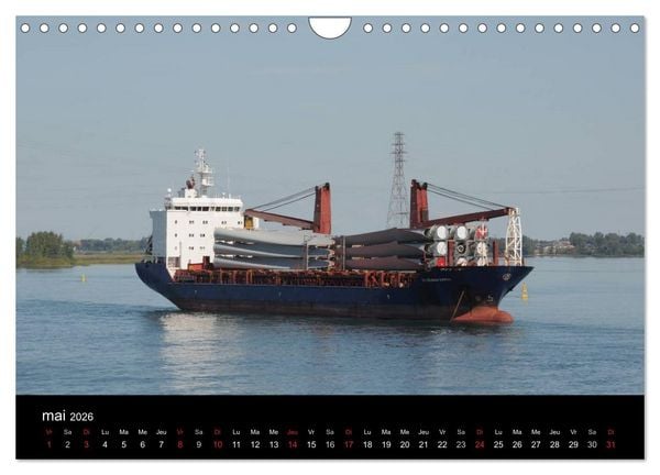 Produktbild: Navires du Saint-Laurent (Calendrier mural 2026 DIN A4 vertical), CALVENDO calendrier mensuel