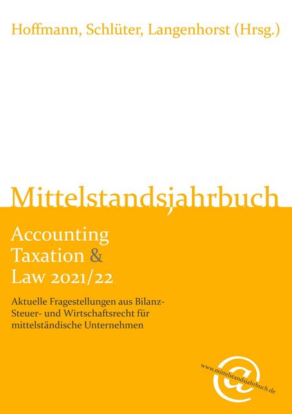 Produktbild: Mittelstandsjahrbuch Accounting Taxation & Law 2021/22
