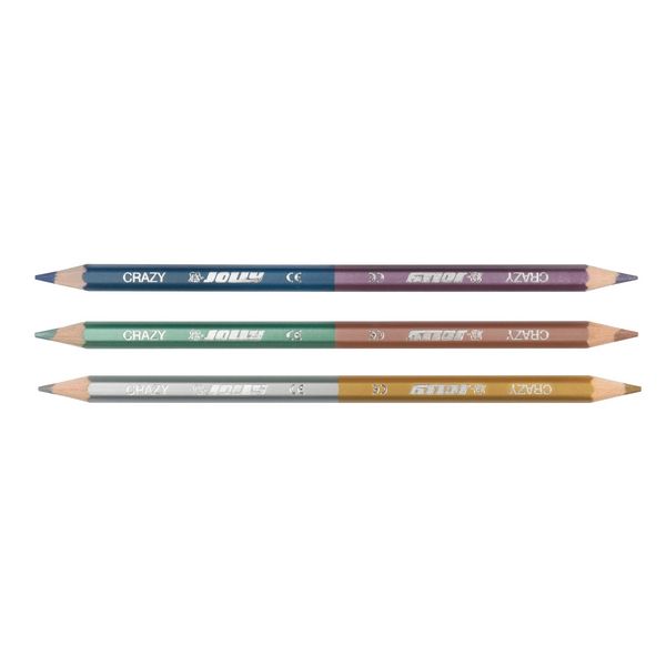 Produktbild: JOLLY Buntstifte Supersticks Crazy Metallic, 3er Set