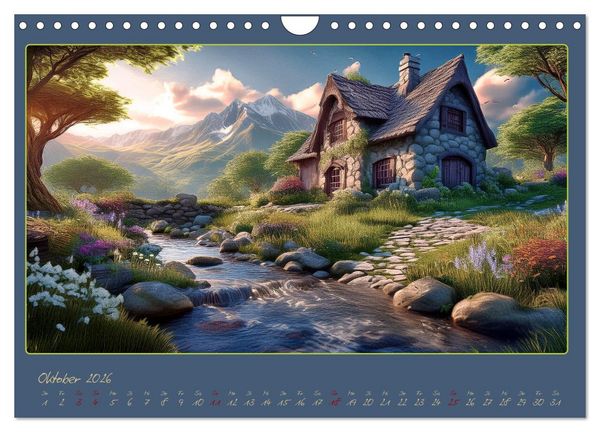 Produktbild: Landschaft romantisch gesehen (Wandkalender 2026 DIN A4 quer), CALVENDO Monatskalender