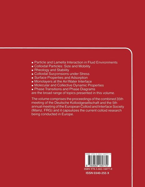 Produktbild: Trends in Colloid and Interface Science VI