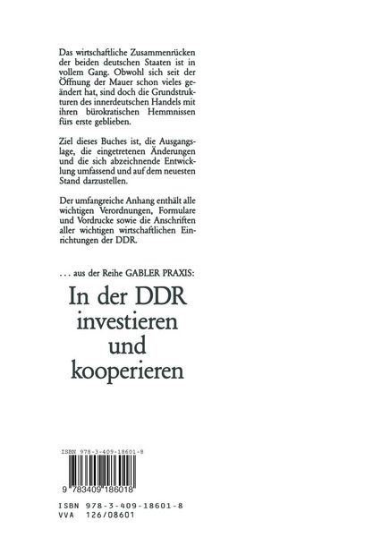Produktbild: In der DDR investieren und kooperieren